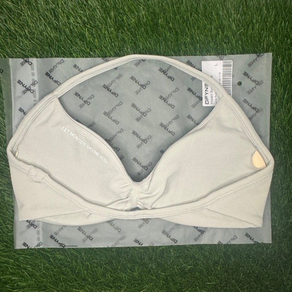 Dfyne impact strappy bra lunar rock gray large - Picture 2 of 3